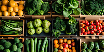 Image of produce section at the grocery store