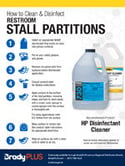 WAXIE disinfectant brochure- stall & partition sell sheet