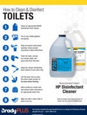 WAXIE disinfectant brochure- toilet sell sheet