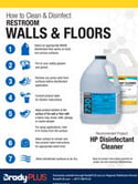 WAXIE disinfectant brochure- wall sell sheet