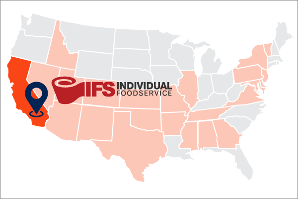 US map showing IFS DC loactions